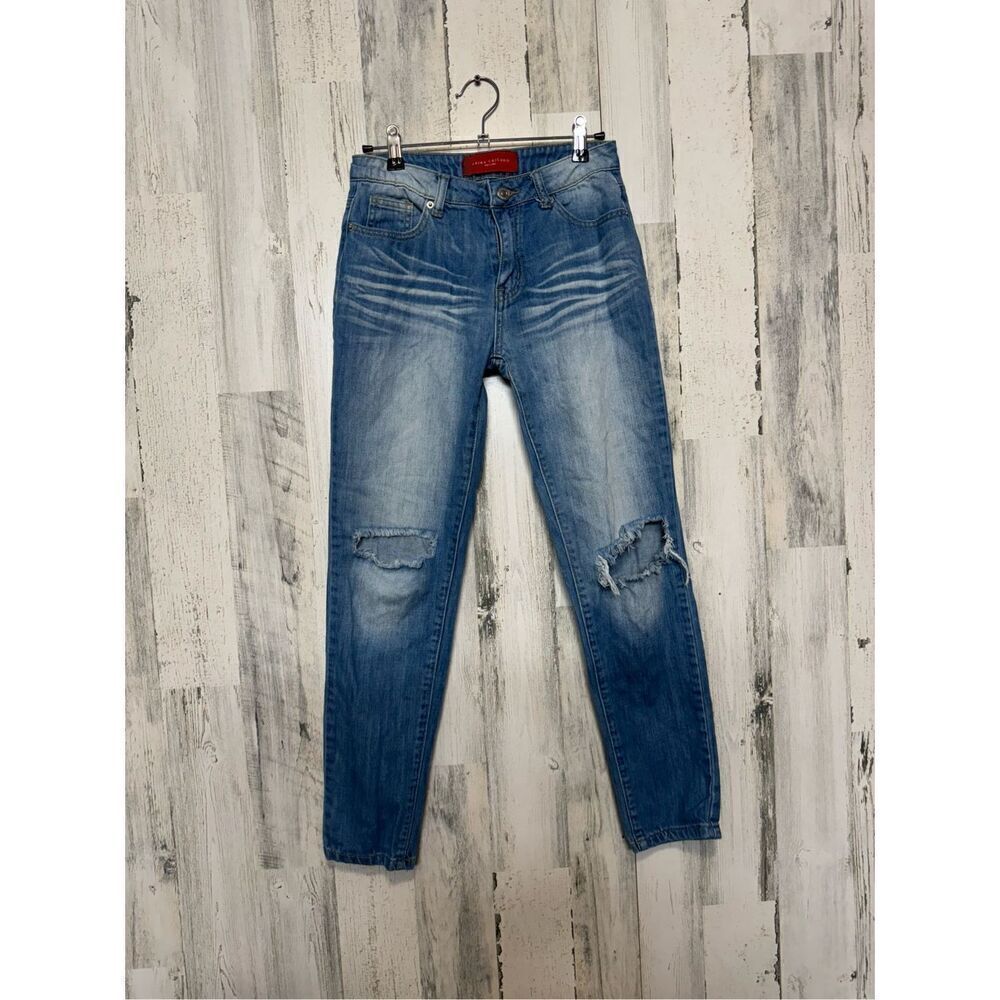 Akira blue skinny jeans